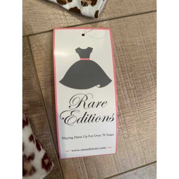 Rare Editions Baby Girls Cheetah Bodysuit & Jumper, 2 Piece Set - Off White 6-9 - Picture 3 of 7